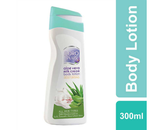 Boro Plus Aloevera & Milk Moisturising Lotion -300ml