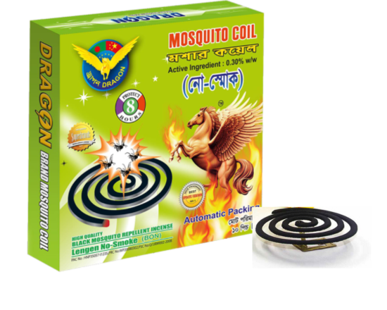 Dragon No-Smoke Mosquito Coil 1pc, Code 89