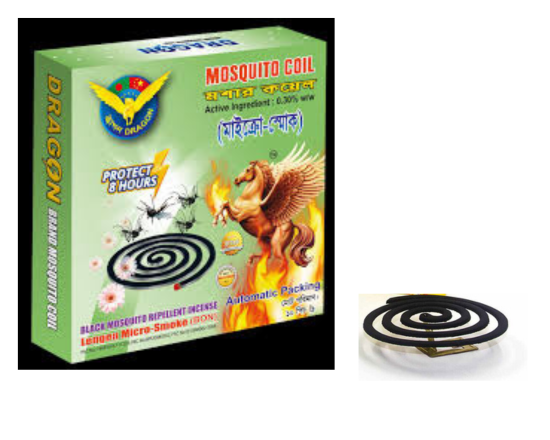 Dragon Micro-Smoke Mosquito Coil 1pc, Code 7.59