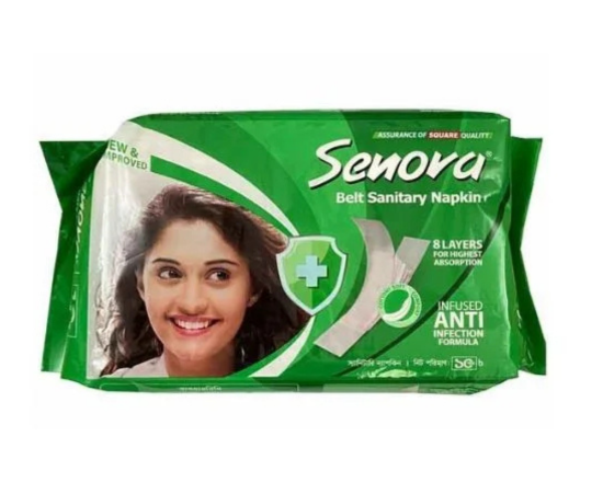 Senora Belt System Sanitary Napkins - 10pad