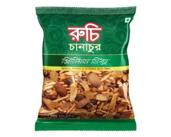 Ruchi  Chanachur Primium Mix রুচি  চানাচুর প্রিমিয়াম মিক্স 100g