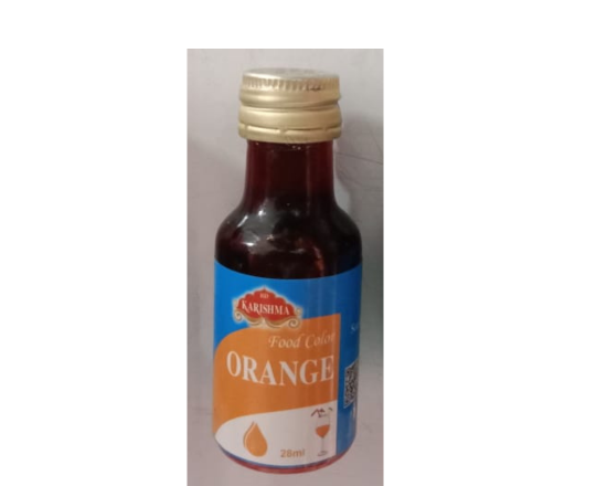 Food Color (Orange) খাদ্য রং কমলা 28ml, Code-409
