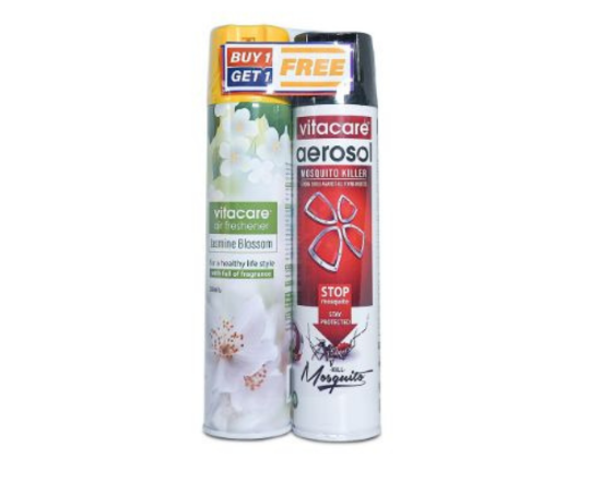 Vitacare Air Freshener Jasmine 300ml (FREE  Aerosol 300ml)